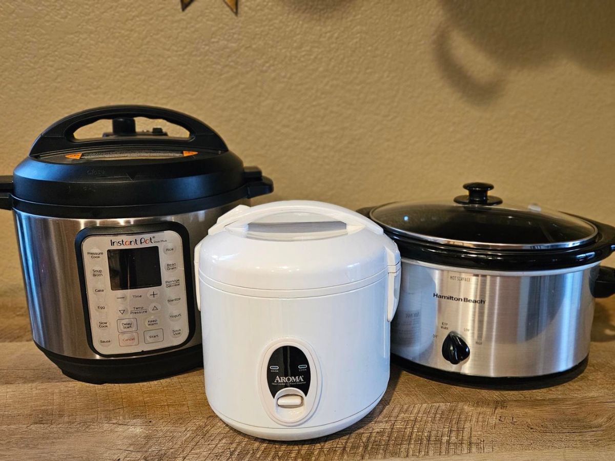 instant pot rice cooker and crockpot