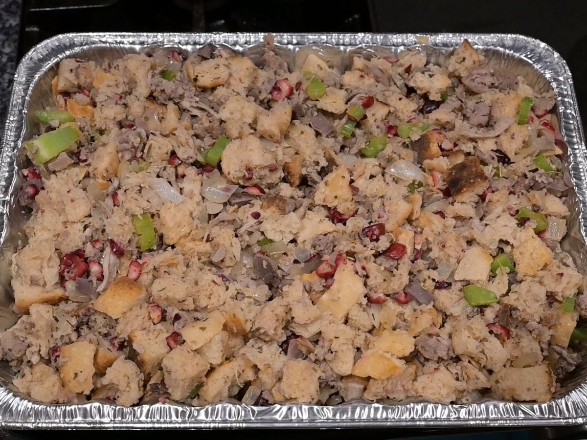 sausage and cranberry stuffing